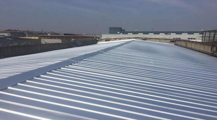 覆膜铝板屋面工程案例